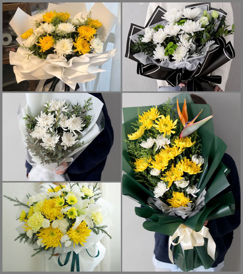 山东青岛平度市明村镇兰科村白事花束代送